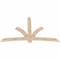 Ekena Millwork Davenport Smooth Timber Gable Bracket, Douglas Fir, 84"W x 53"H x 1 1/2"D x 5 1/2"F, 15/12 Pitch GBW084X53X0206DAV00SDF - alternate 2